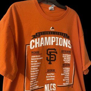 San Francisco Giants 2014 NLCS Champions Shirt XL MLB Baseball